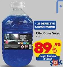 FAKİR OTO CAM SUYU 5 L fiyat ve kampanya bilgisi